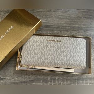 Michael Kors Jet Set Wallet - Vanilla